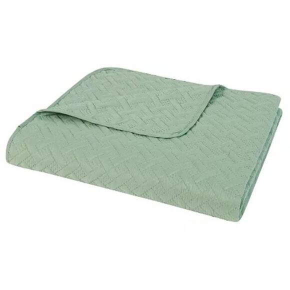 VCNY Home Nina Embossed 3-Pc.Quilt Set, King Color:Green - Picture 3 of 7
